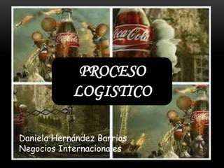 PROCESO
LOGISTICO
Daniela Hernández Barrios
Negocios Internacionales

 