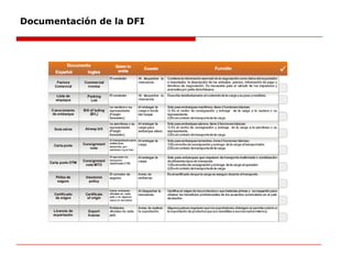Documentación de la DFI
 