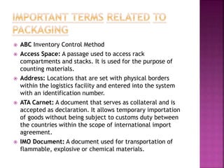 Logistics Packaging | PPTX