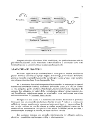 Logistica y la gestion de la cadena de abastecimiento | PDF