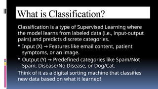 The Power of Classification in Machine Learning | PPTX