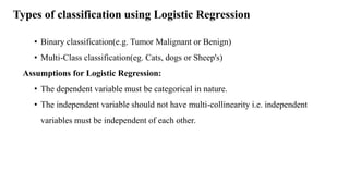 Logistic regression in Machine Learning | PDF