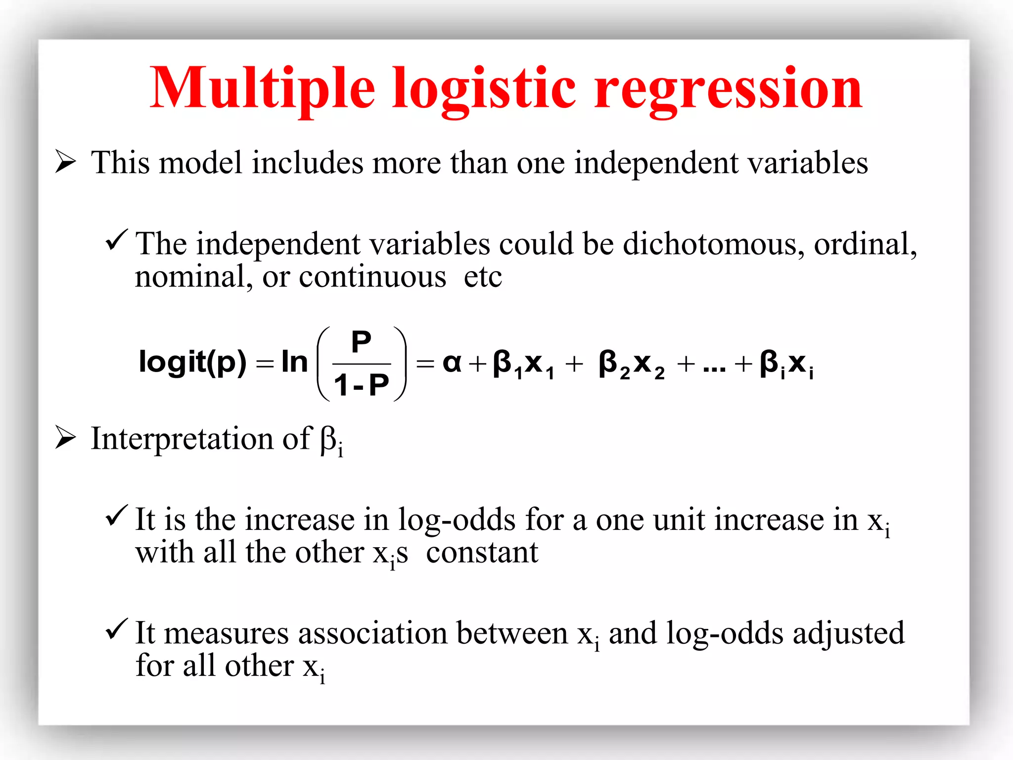 Logistic Regression.ppt | Science