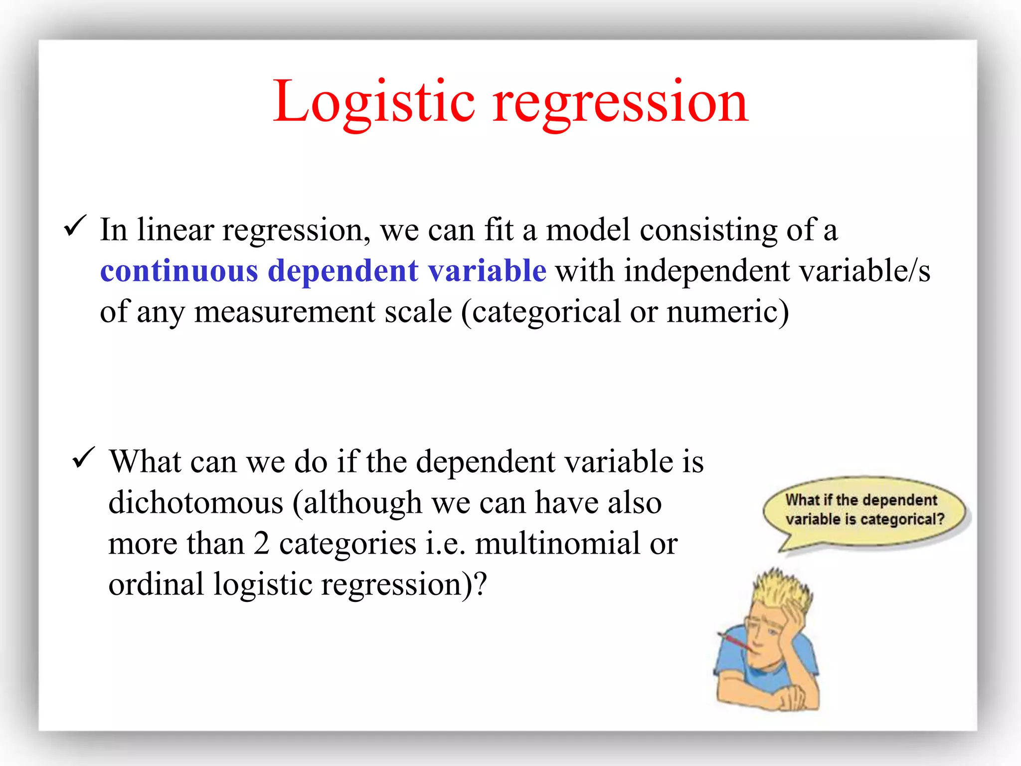 Logistic Regression.ppt | Science