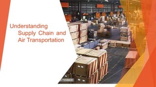 Understanding
Supply Chain and
Air Transportation
 