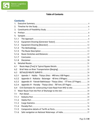 Table of Contents


Contents
1. Executive Summary ...........................................................................