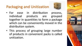Unitization Process Logistics Management | PPTX