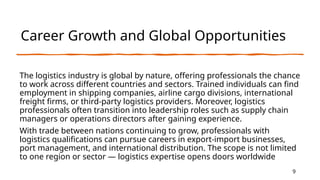 Navigating Success: Build a Future in Logistics and Supply Chain ...