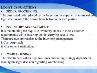 Logistics management | PPTX