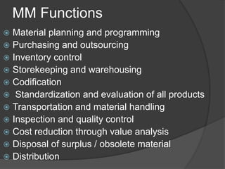 LOGISTICS (MATERIALS) MANAGEMENT IN HEALTHCARE | PPTX