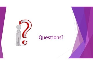 Questions?
 