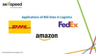 Slide ‹#›© 2015 BlueCamphor Technologies (P) Ltd. www.skillspeed.com
Applications of BIG Data in
Logistics
 