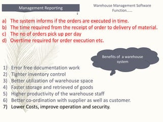 Logistics and warehouse Management | PPTX