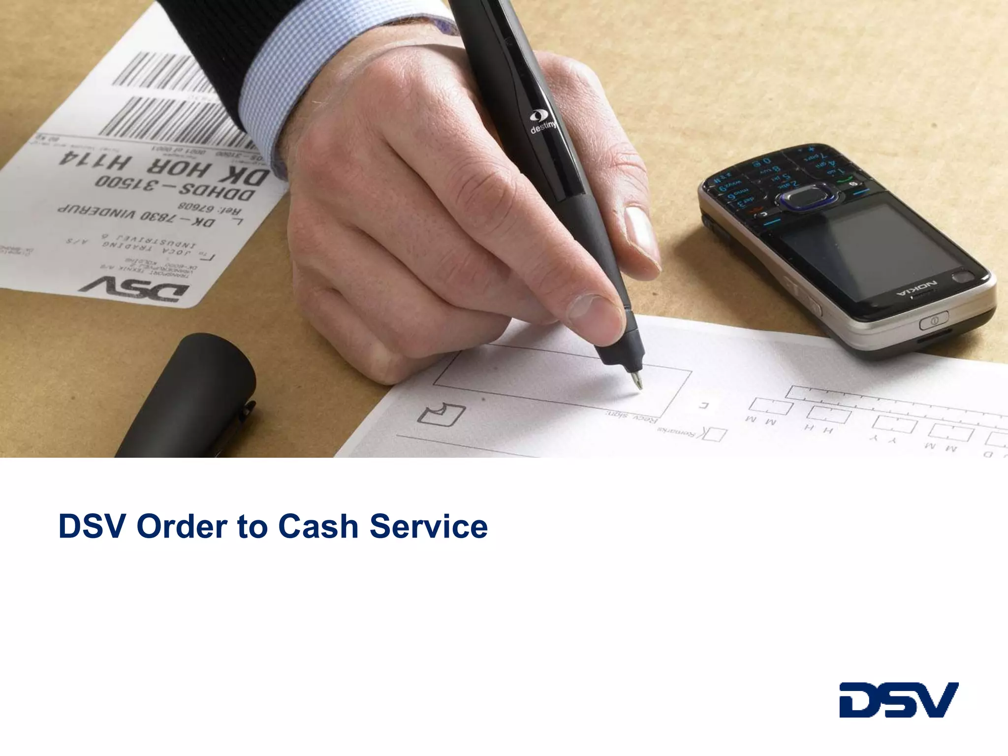 DSV Order to Cash Service
