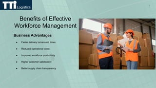 Workforce Development Logistics Effective Logistics Workforce Management Strategies for Business Growth ...