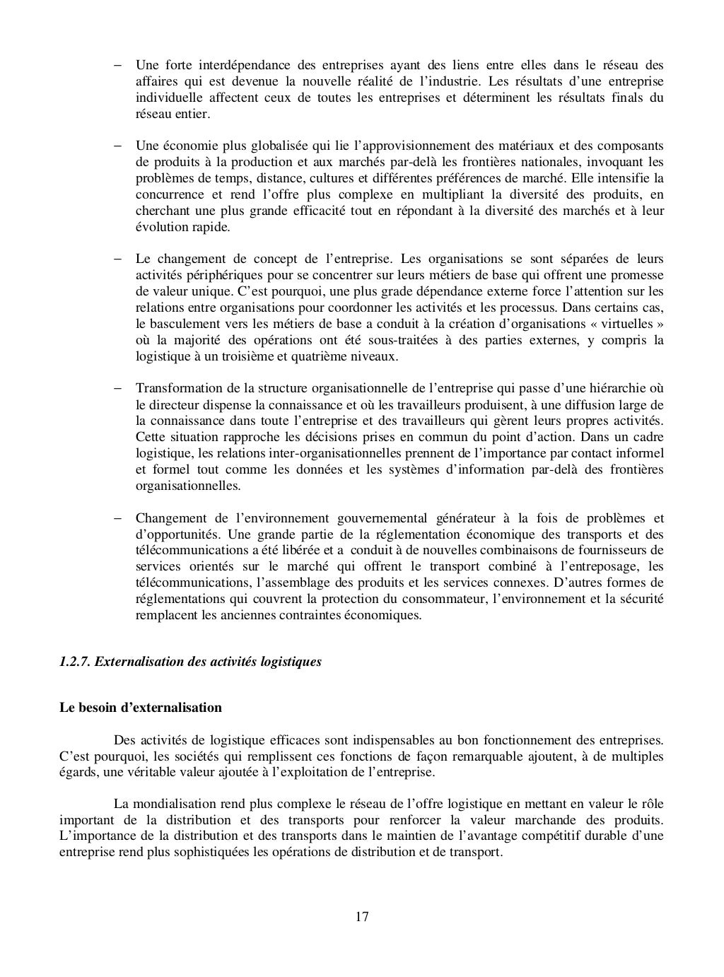 Logistique transport