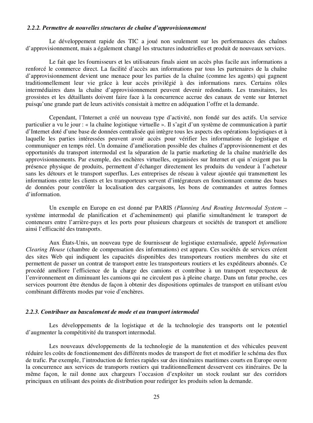 Logistique transport