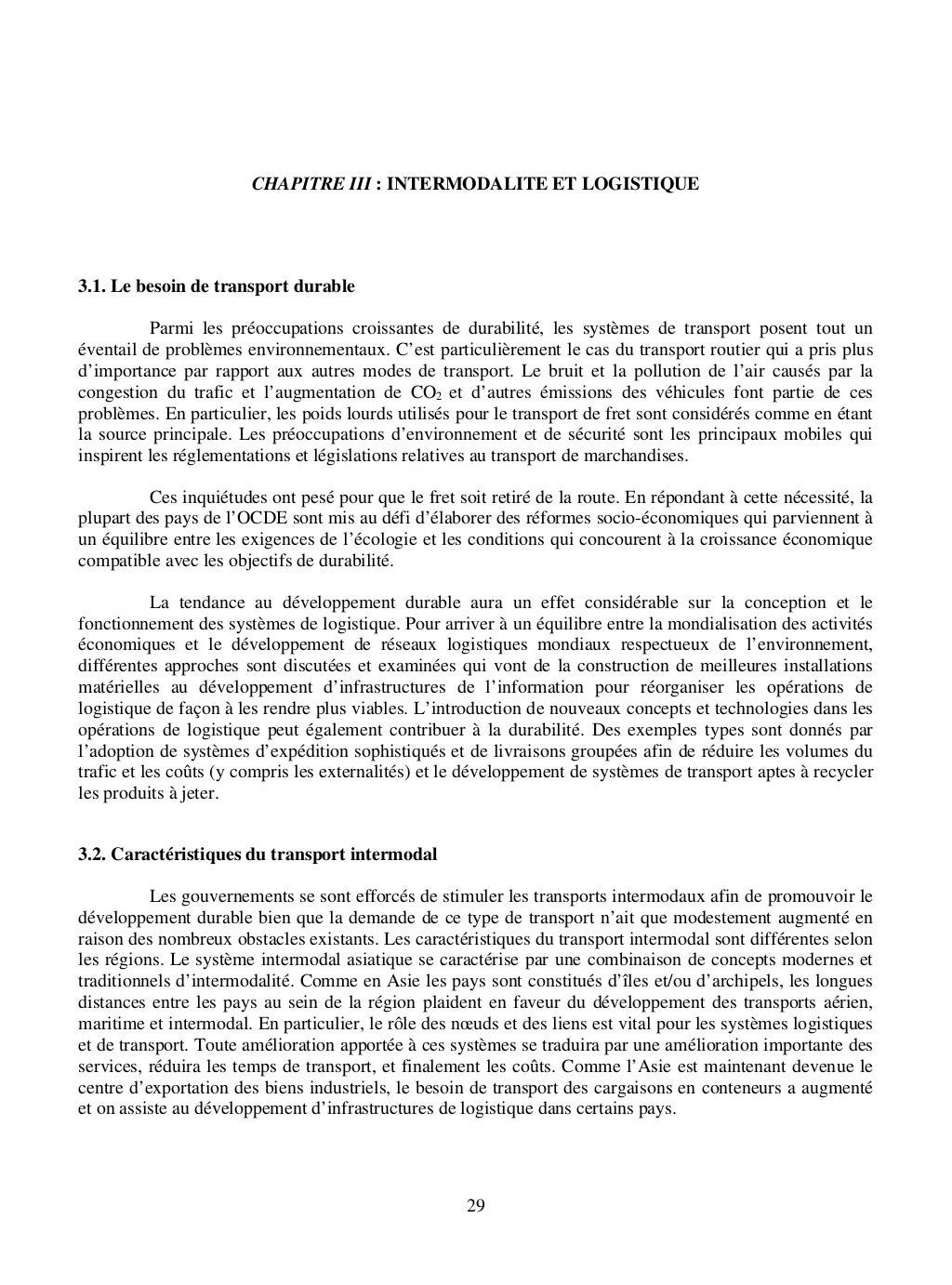 Logistique transport