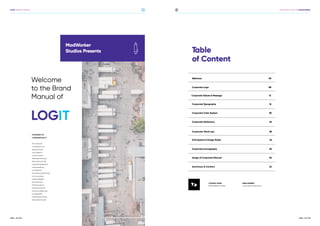Logit Brand Manual | Branding Bum