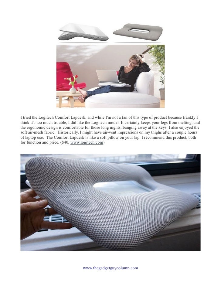 Logitech Comfort Lapdesk David Novak Thegadgetguycolumn Com