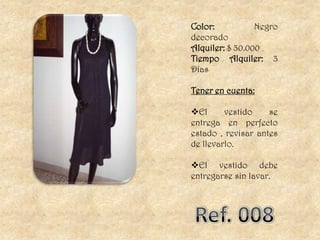 Color: Verde con visosAlquiler: $ 30.000Tiempo Alquiler: 3 DíasTener en cuenta: El stido se entrega en perfecto estado , revisar antes de llevarlo. 