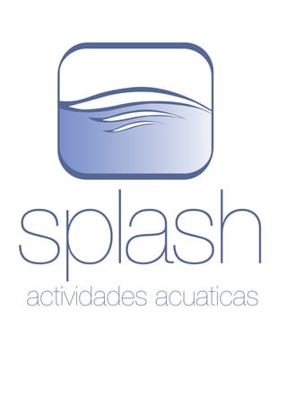Logo final para Spash actividades acuaticas