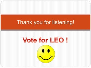 Thank you for listening!
 