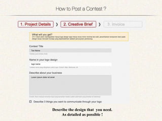 Describe the design that you need.
     As detailed as possible !
 