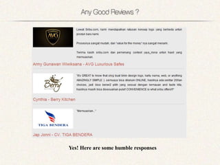 Yes! Here are some humble responses
 