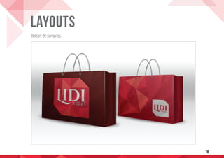 18
LAYOUTS
Bolsas de compras.
 