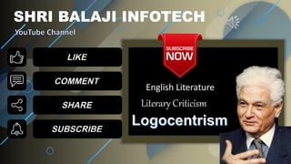 SHRI BALAJI INFOTECH
English Literature
Literary Criticism
 