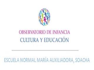 LOGO DEL OBSERVATORIO DE INFANCIA, CULTURA Y EDUCACIÓN 