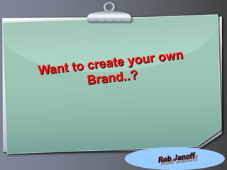 Ihr Logo
Want to create your own
Want to create your own
Brand..?Brand..?
 