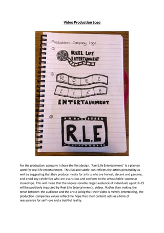 Logo design initial ideas