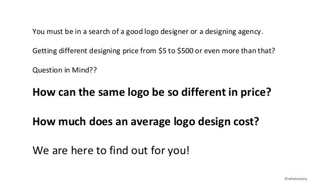 average logo design cost