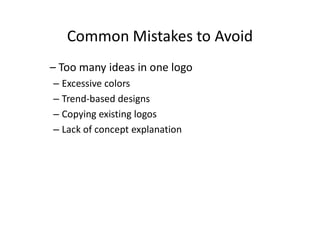 Logo_Design concepts and guidelines, objectives, importance, examples ...