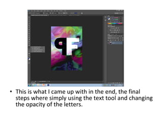 ? This is what I came up with in the end, the final
steps where simply using the text tool and changing
the opacity of the letters.

 