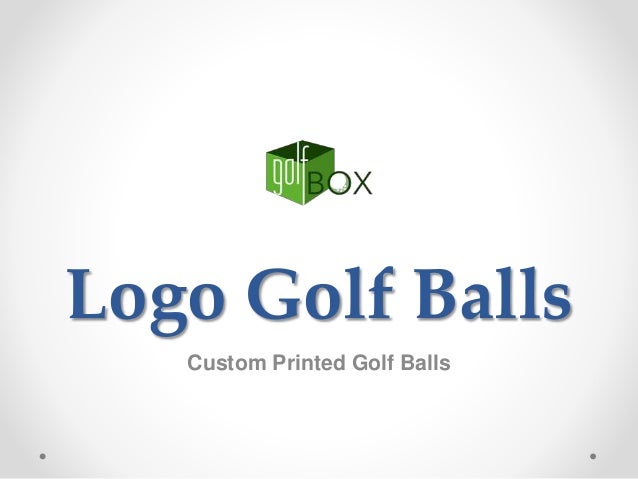 Logo Golf Balls Custom Printed Golf Balls Golf Box
