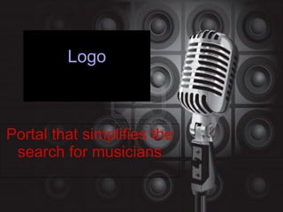 Logo Portal that simplifies the search for musicians 