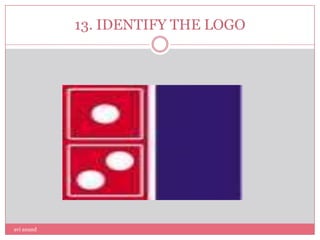 13. IDENTIFY THE LOGO




avi anand
 