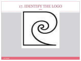 17. IDENTIFY THE LOGO




avi anand
 