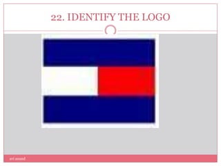 22. IDENTIFY THE LOGO




avi anand
 