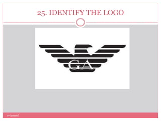 25. IDENTIFY THE LOGO




avi anand
 
