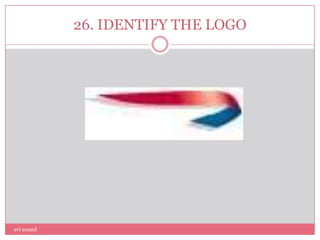 26. IDENTIFY THE LOGO




avi anand
 