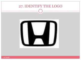 27. IDENTIFY THE LOGO




avi anand
 