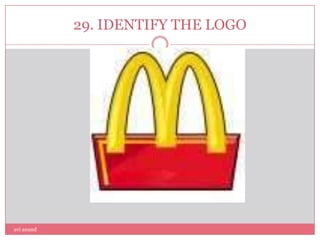 29. IDENTIFY THE LOGO




avi anand
 