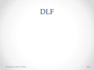 DLF

Thapar University, Patiala

30

 