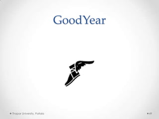 GoodYear

Thapar University, Patiala

49

 