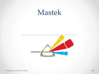 Mastek

Thapar University, Patiala

57

 