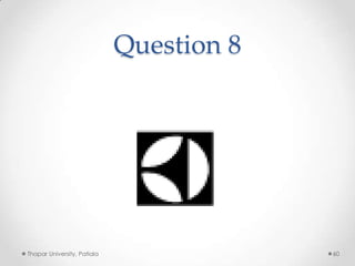 Question 8

Thapar University, Patiala

60

 